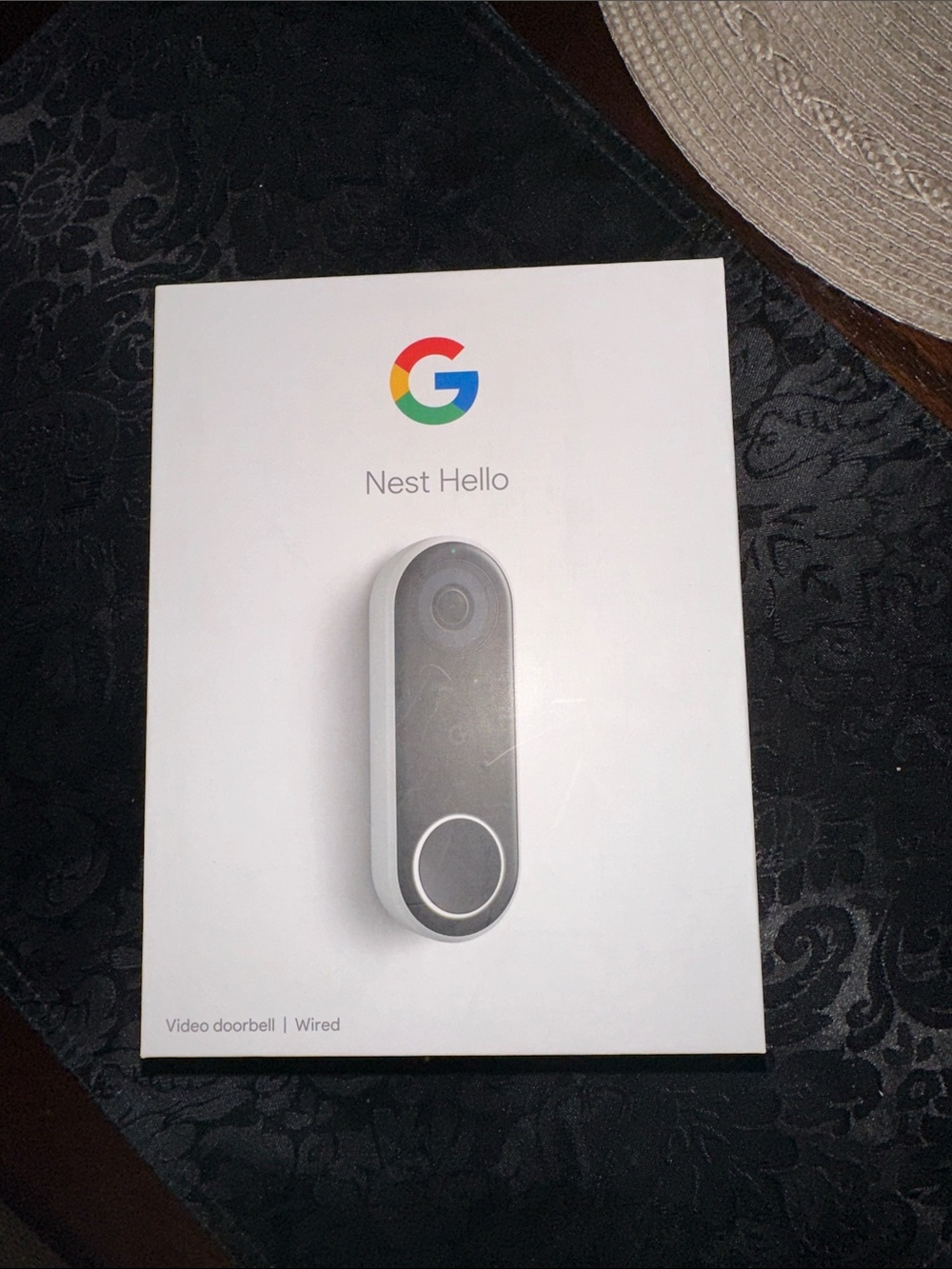 google Nest Hello Video Doorbell - White and Black